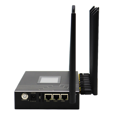 módem celular industrial del CPE de Dual Sim 300-600mA DC 12V 4G del router 300Mbps